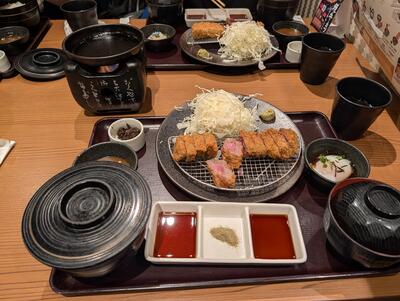 Dinner at Gyukatsu